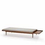 Daybed i teak med valgfrit stof - P001 - novamøbler